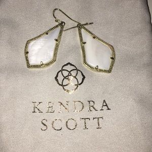 Kendra Scott White Alex earrings